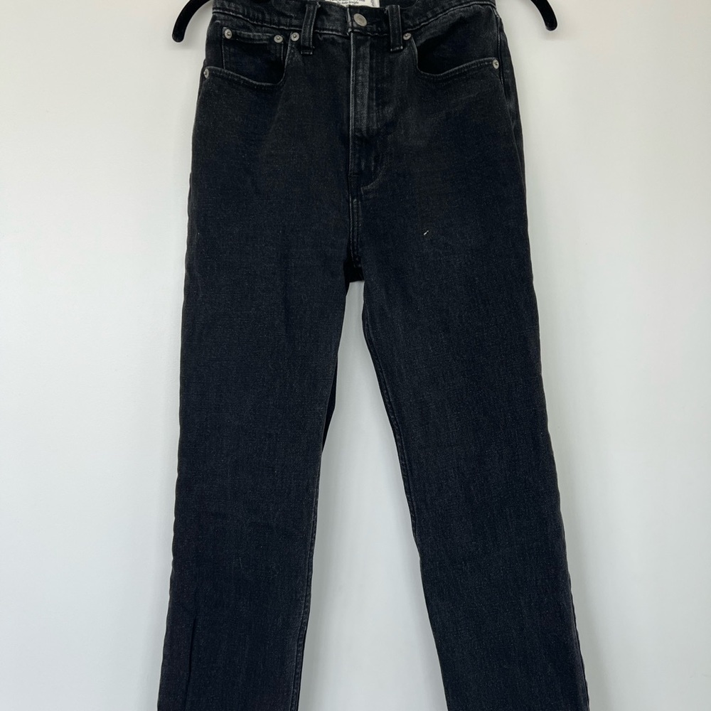 HOLD - abercrombie ankle straight ultra high rise